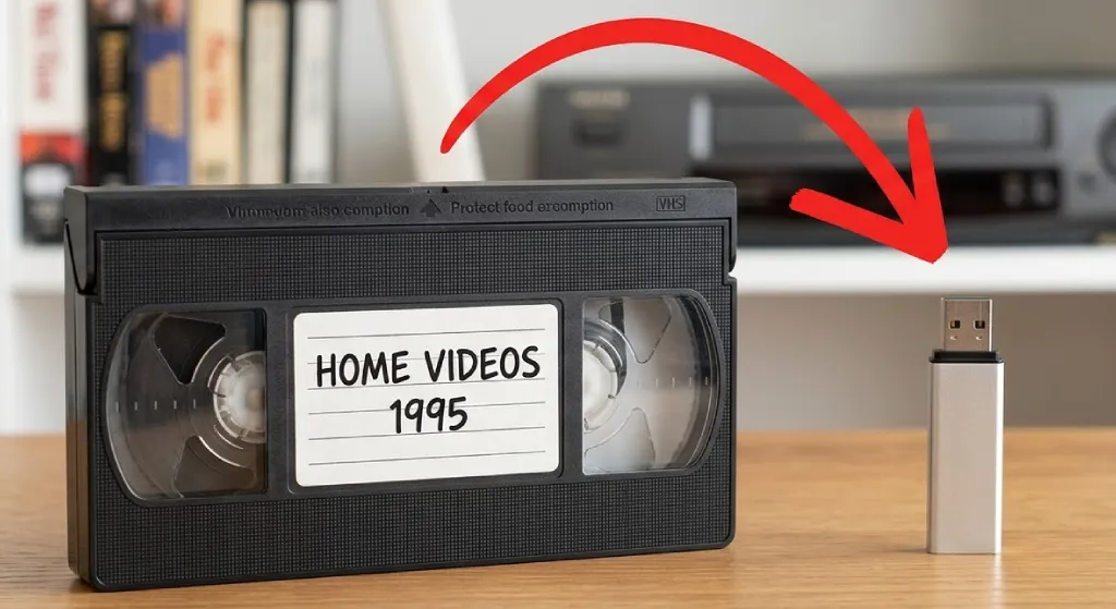 VHS to USB: how to transfer your tapes to a flash drive
